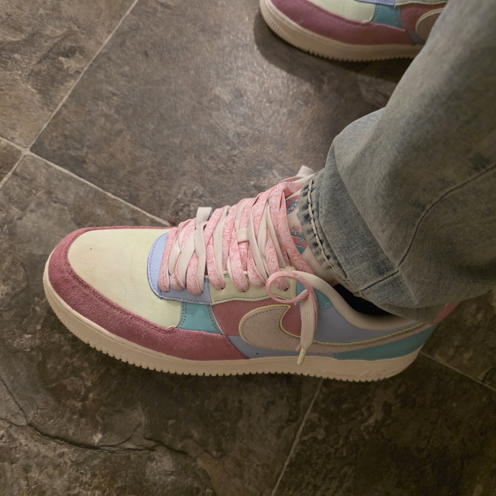 Nike Multicolor Sneakers - Pink, Blue, Cream